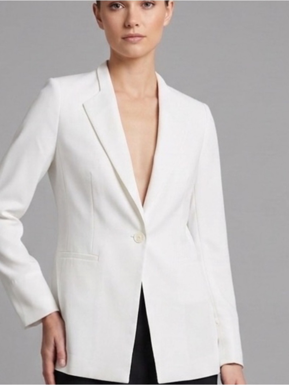 The Tilbury Structured Ivory Summer Blazer PTP 15.7